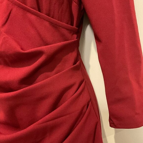 Revamped Ruched V-Neck Dress NWT - Picture 8 of 10